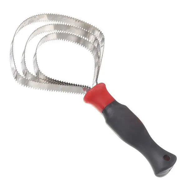 Deluxe Curry Comb Reversible Stainless Steel 3-ring Spiral Curry The Epic Animal
