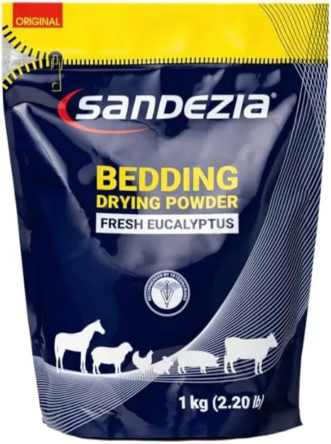 Sandezia Bedding Drying Powder - Order Eliminator, Fresh Eucalyptus The Epic Animal