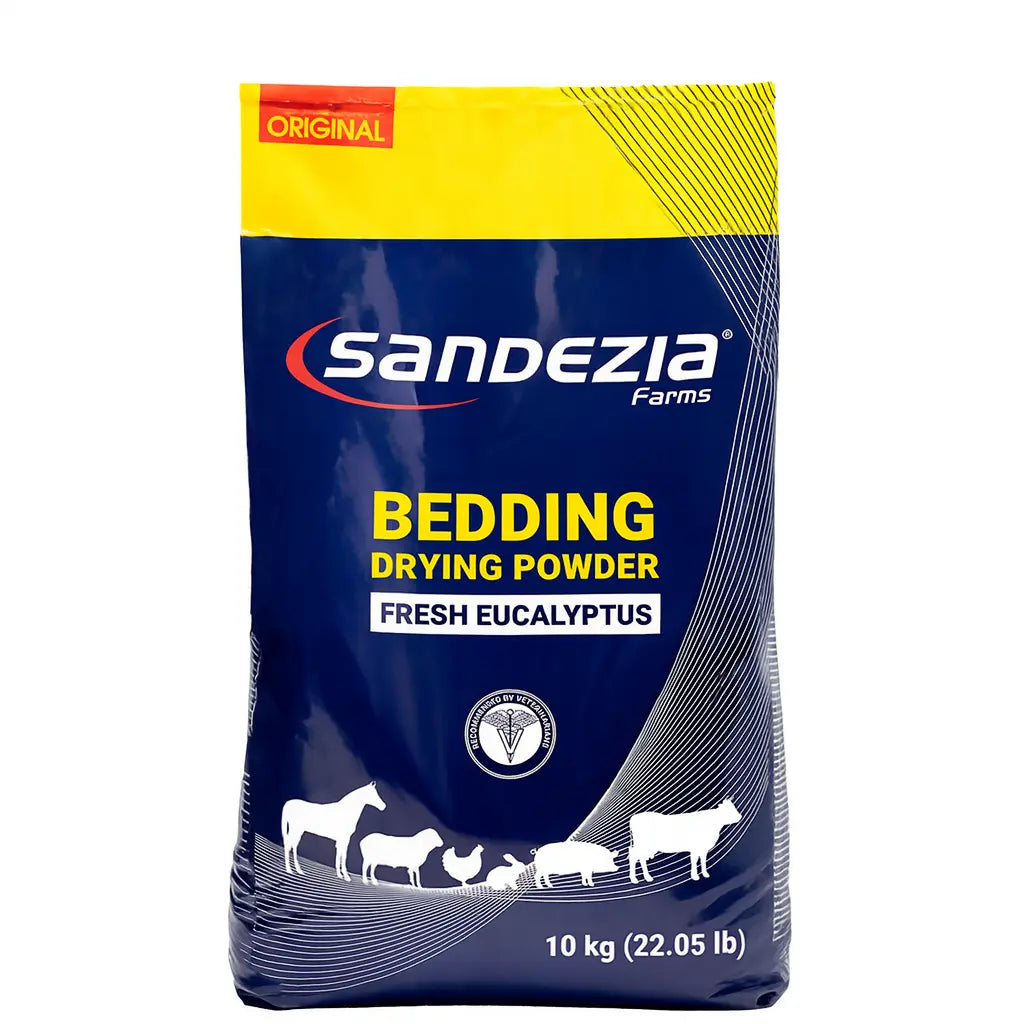 Sandezia Bedding Drying Powder - Order Eliminator, Fresh Eucalyptus The Epic Animal