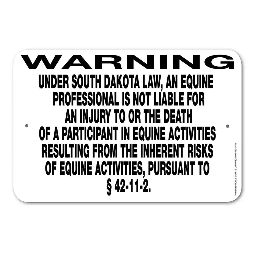 Equine Liability Signs R - T The Epic Animal