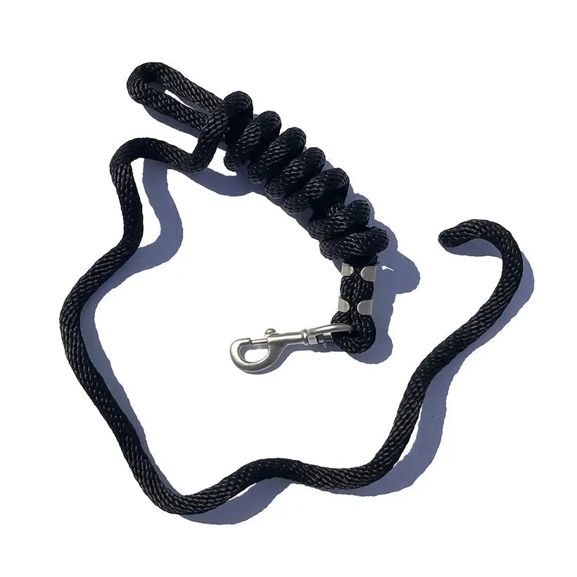 5/8" x 9' Poly Lead Rope, Nickel Plated Bolt Snap, Solid Colors The Epic Animal