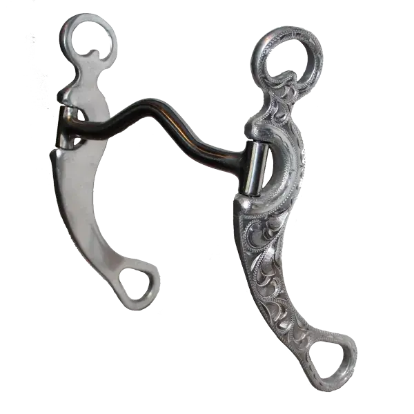 Bit Show Aluminum 5" Mouthpiece Medium Port #28015 The Epic Animal