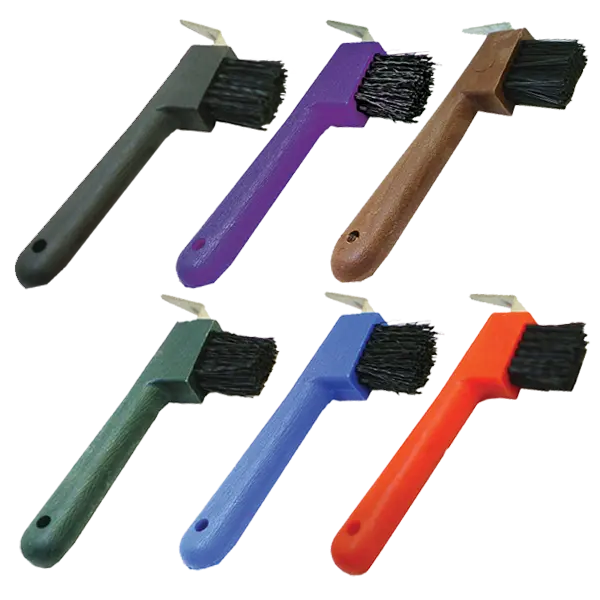 Hoof Pick with Brush and Metal Pick 7" The Epic Animal