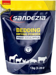 Sandezia Bedding Drying Powder - Order Eliminator, Fresh Eucalyptus The Epic Animal