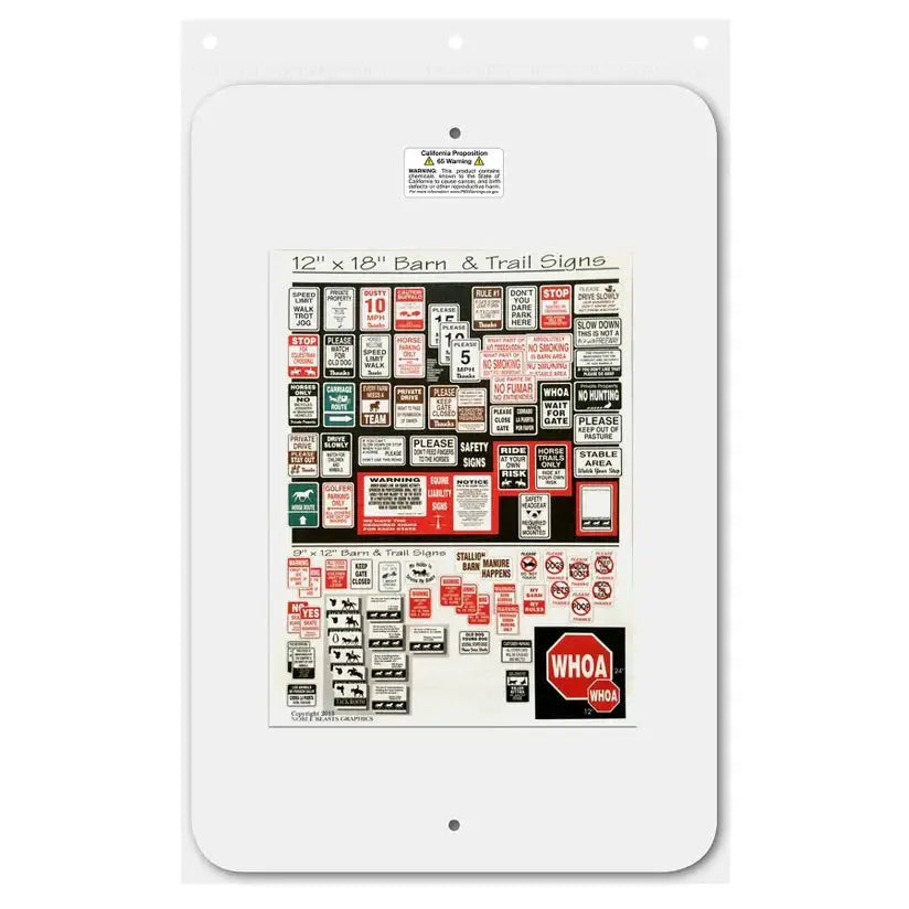 Safety Headgear Required When Mounted Sign Aluminum 12 in X 18 in #146685 The Epic Animal