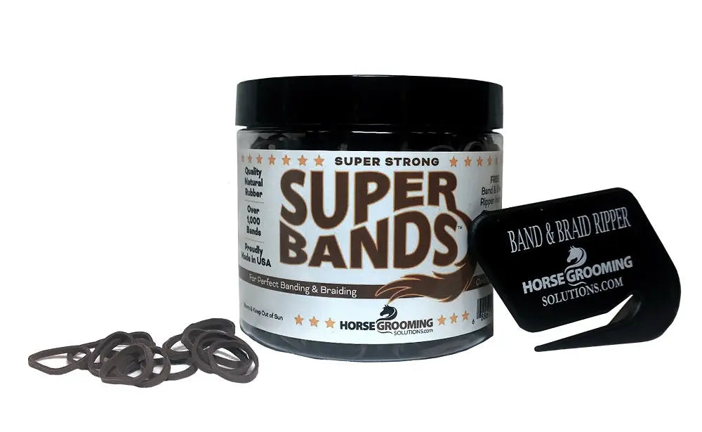 Super Rubber Bands for Braiding and Banding Super Natural Bands by Healthy HairCare The Epic Animal