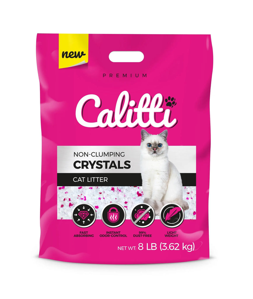 Calitti CRYSTALS Non-Clumping Unscented 8 LB #223451 The Epic Animal